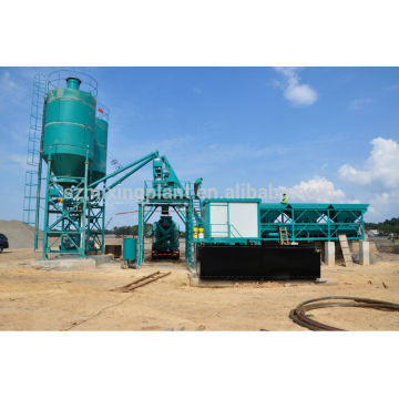 25m3/h simple equipped concrete batching/mixing plant
